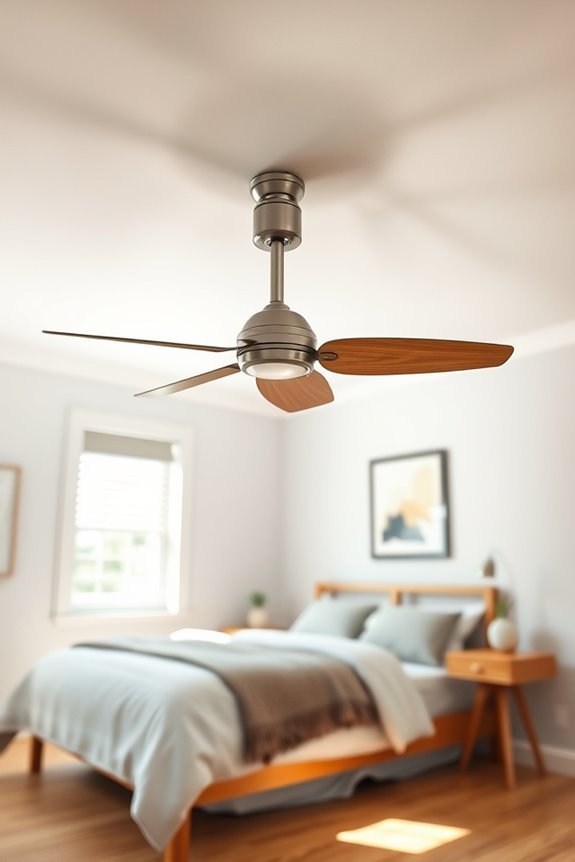 space saving ceiling fan designs