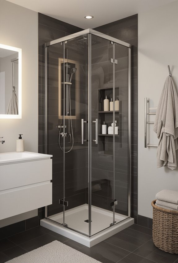 space saving foldaway sliding doors