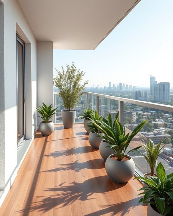 space saving folding railings