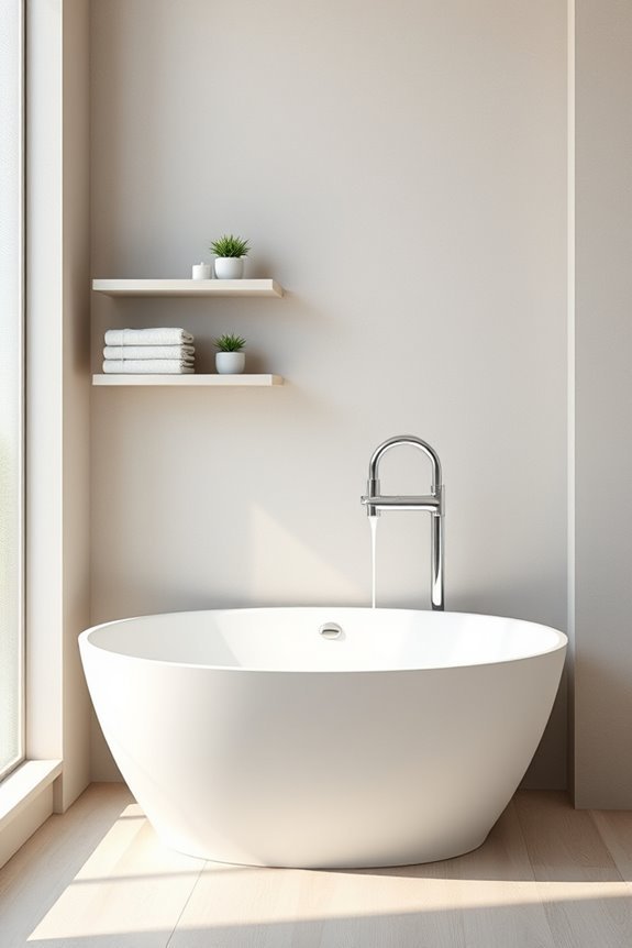space saving modern bathtub design