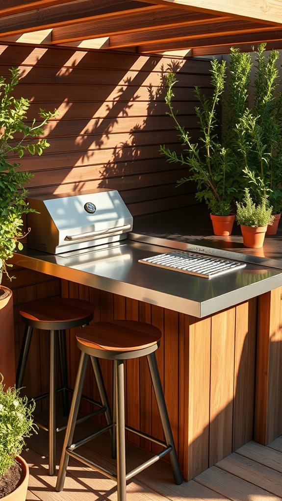 space saving outdoor cooking solutions