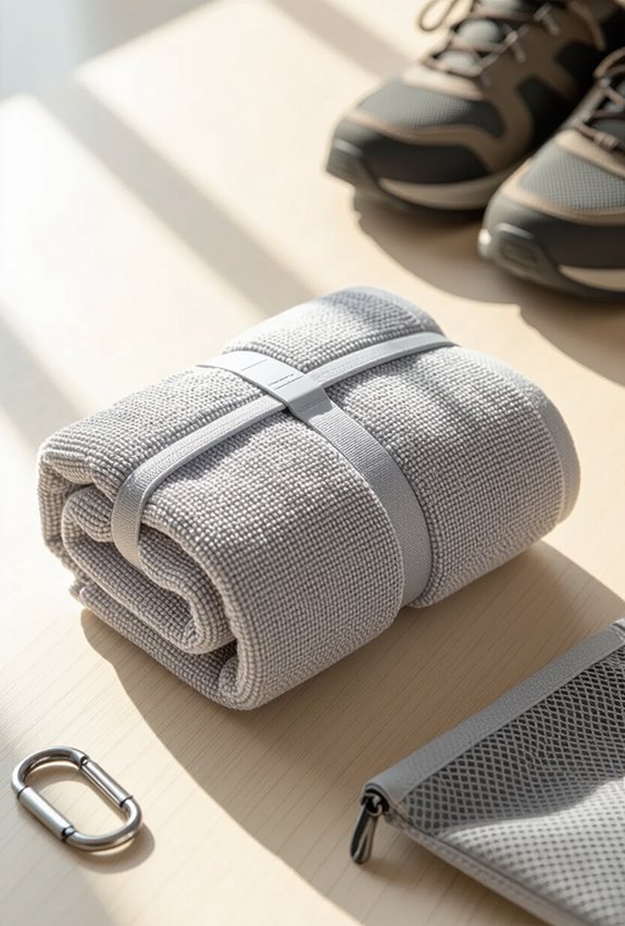 space saving packable travel towels