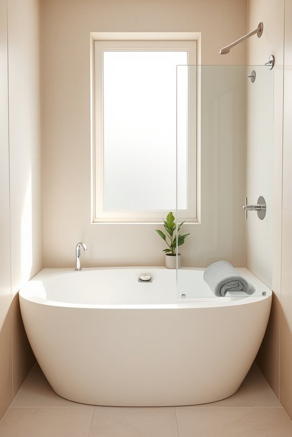 space saving sliding door bathtubs