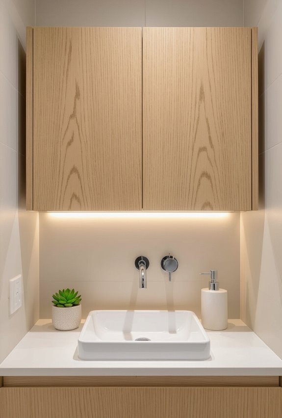 space saving stackable bathroom cabinets