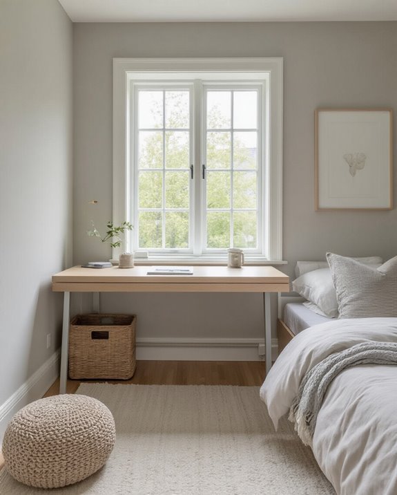 space saving versatile folding desk