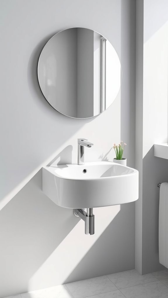 space saving wall mounted sinks