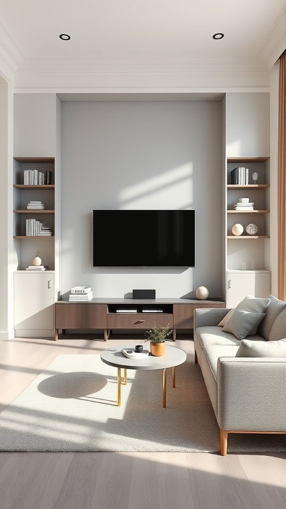 space saving wall mounted tvs