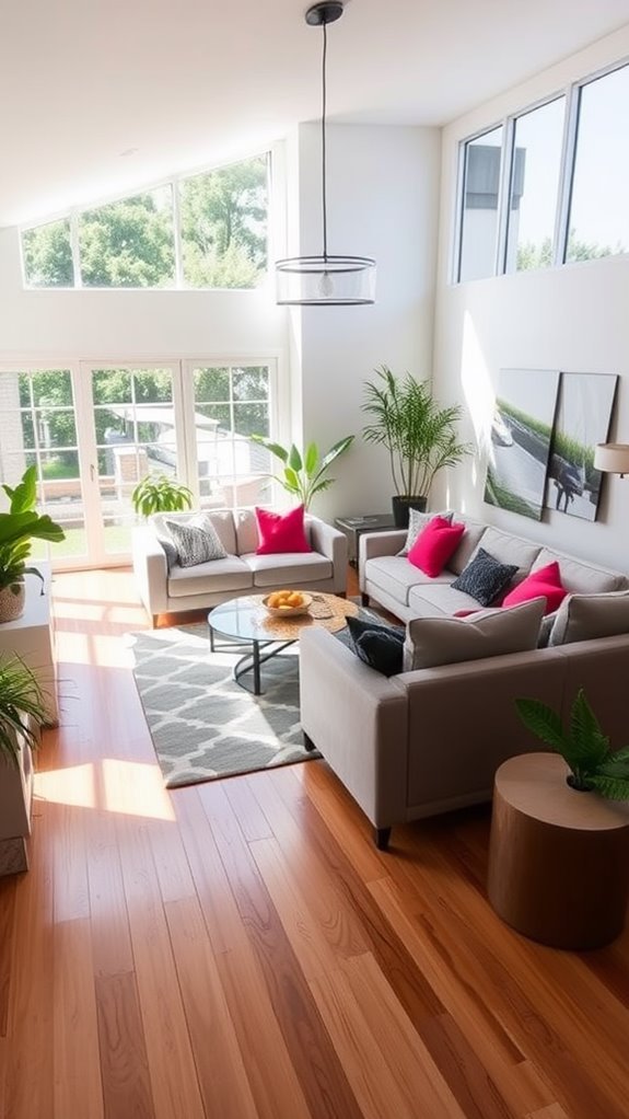 spacious interconnected modern design