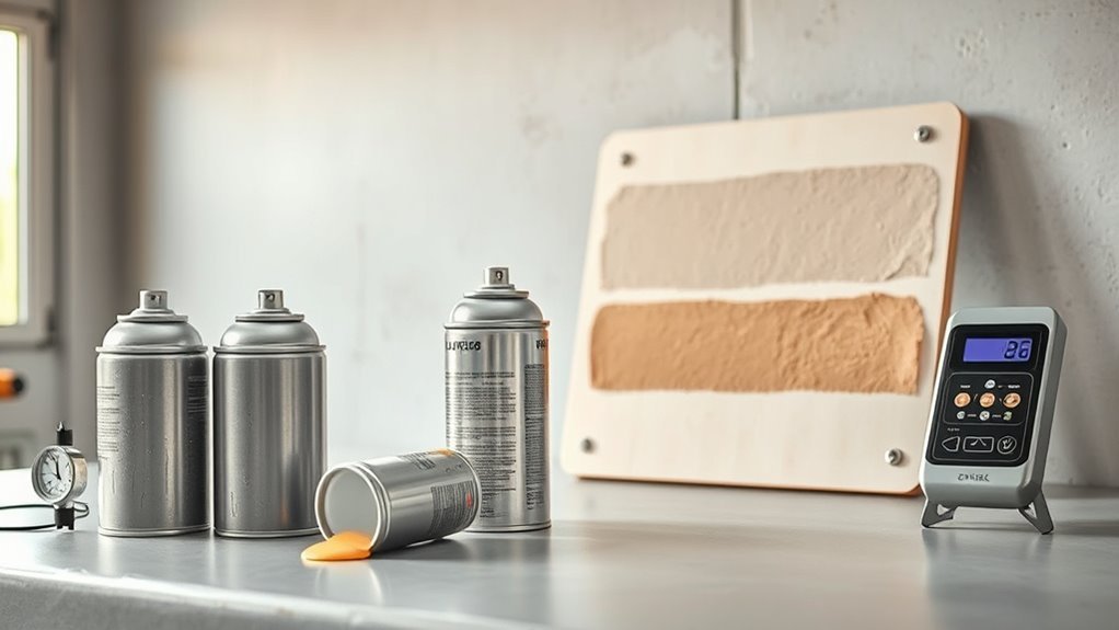 spray paint temperature guidelines