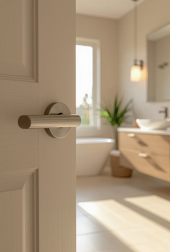 spring loaded tactile lever handles