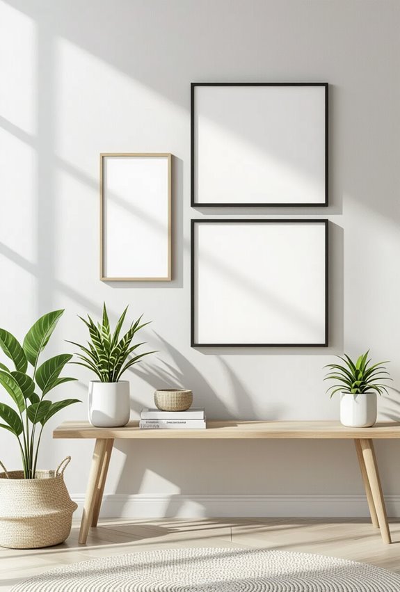 stack three frames vertically