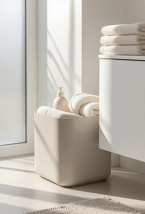 stackable ventilated laundry bins