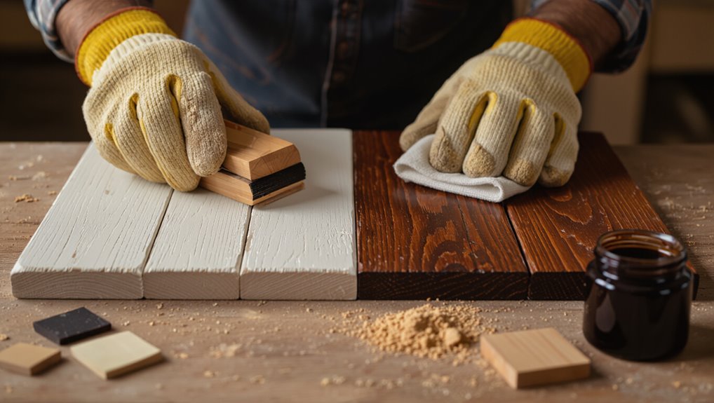 stain compatibility with paint