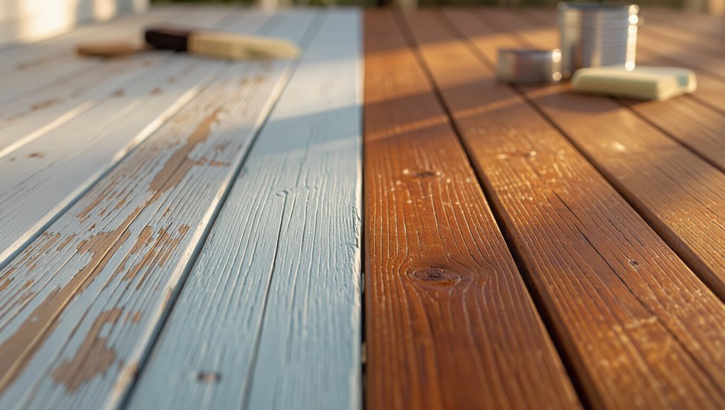 stain compatibility with paint