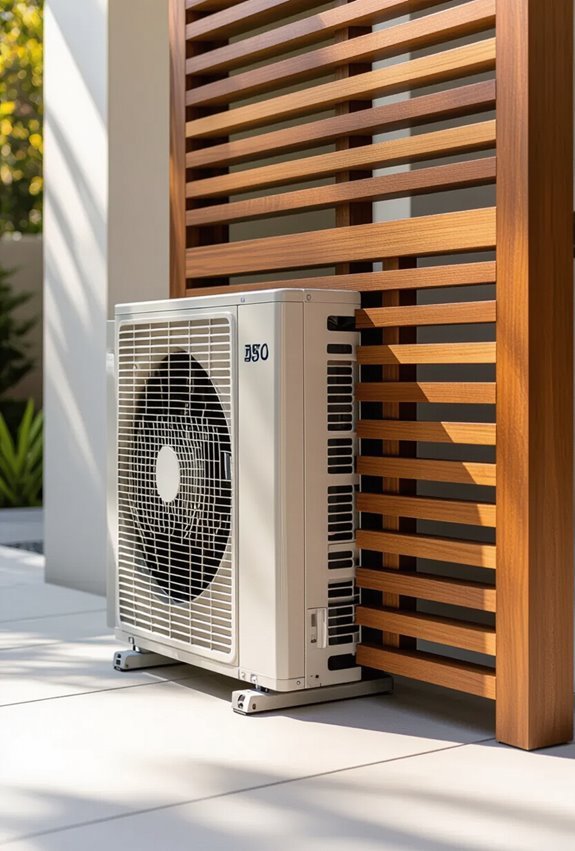 stained cedar slatted cover