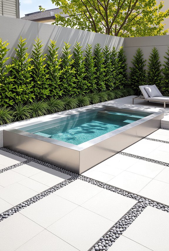 stainless steel rooftop plunge