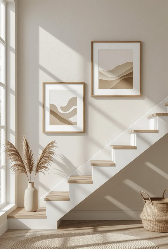 stair step three frame arrangement