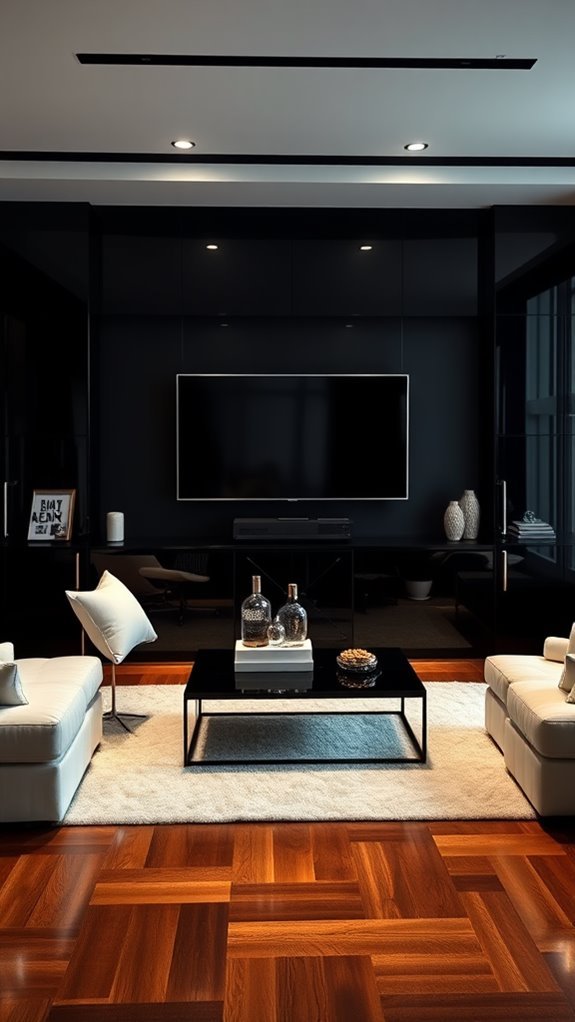 stark monochrome visual impact