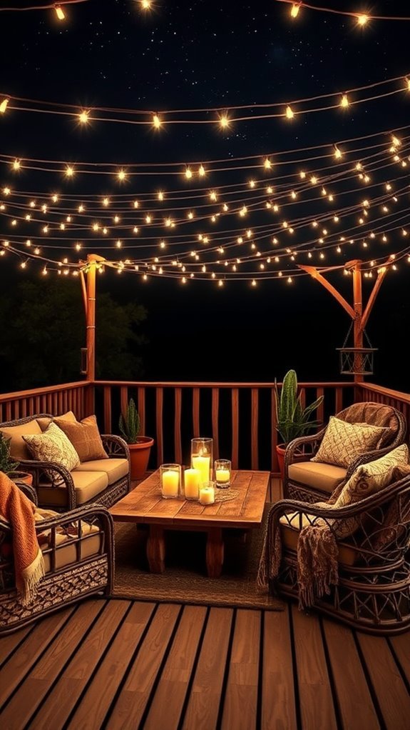 starlit cozy seating area