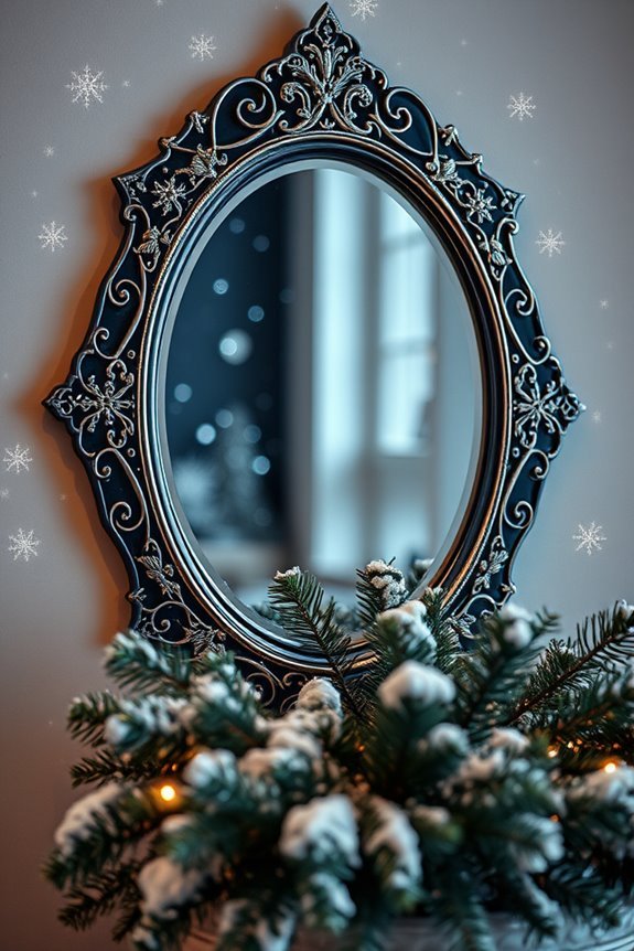 starry night mirror decor