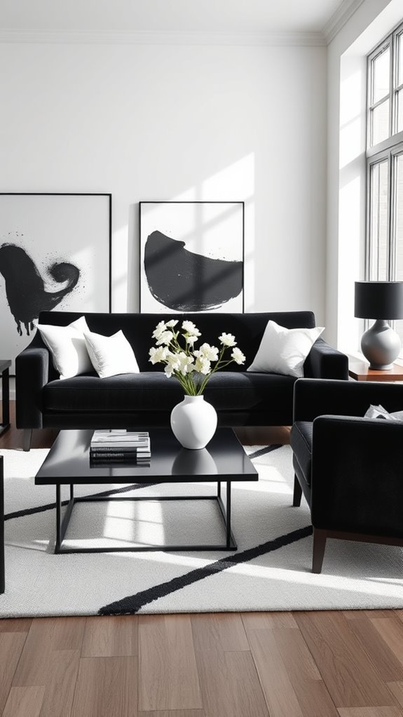 statement black furniture elegance