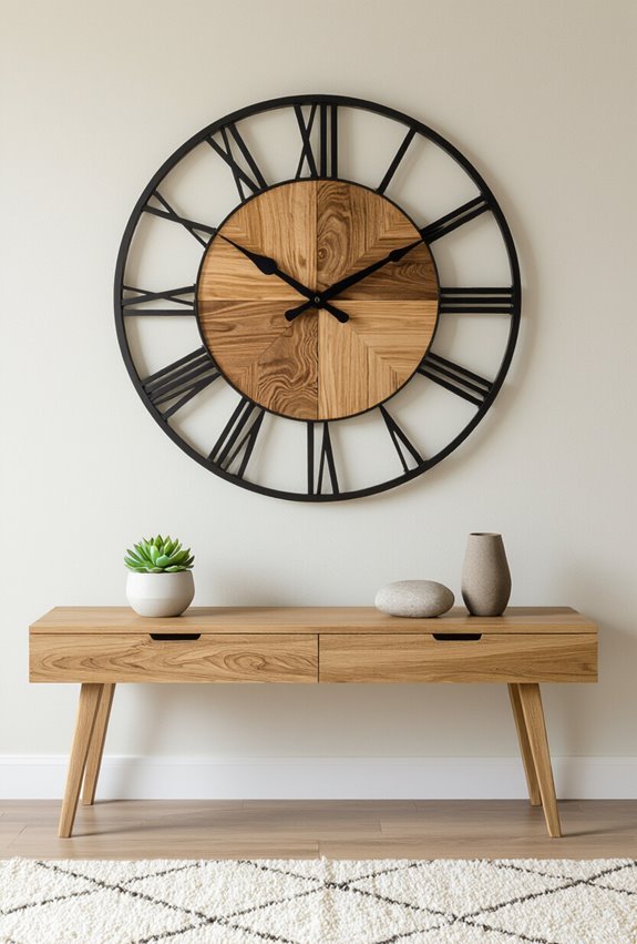 statement clock as focal point