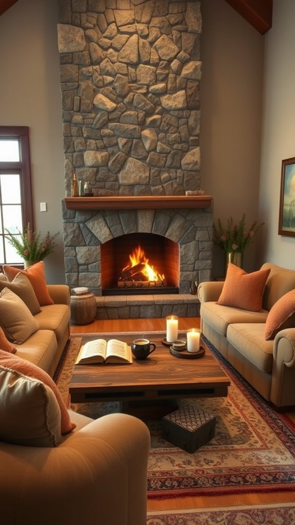 statement fireplaces design features