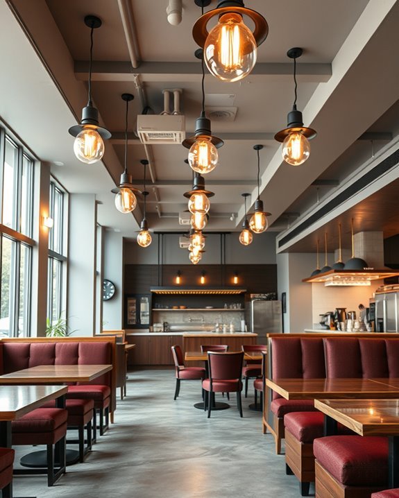 statement lighting for ambiance