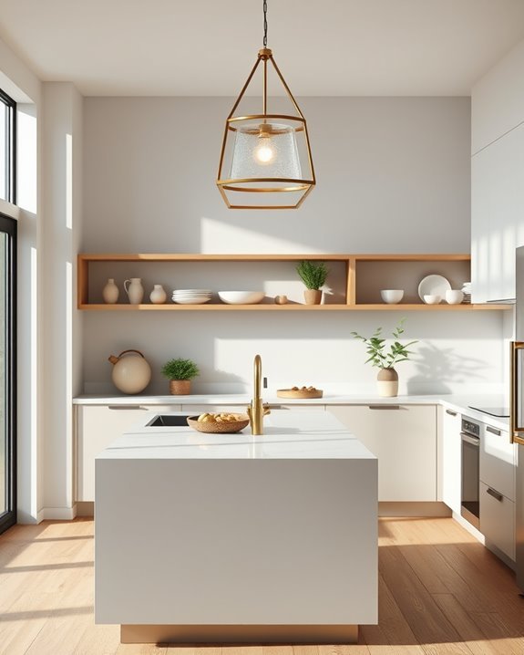 statement lighting for kitchens