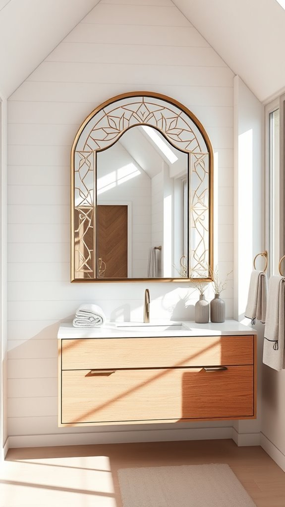 statement mirrors enhance aesthetics