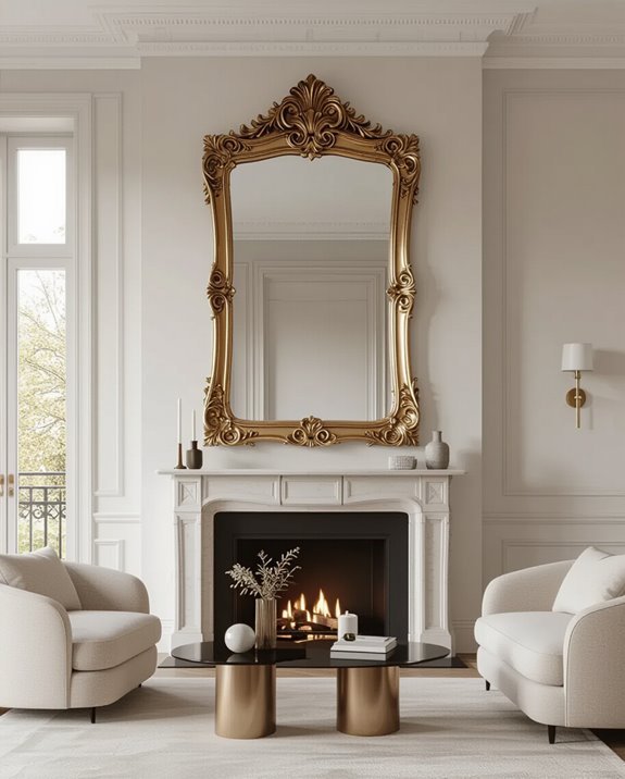 statement mirrors enhance aesthetics