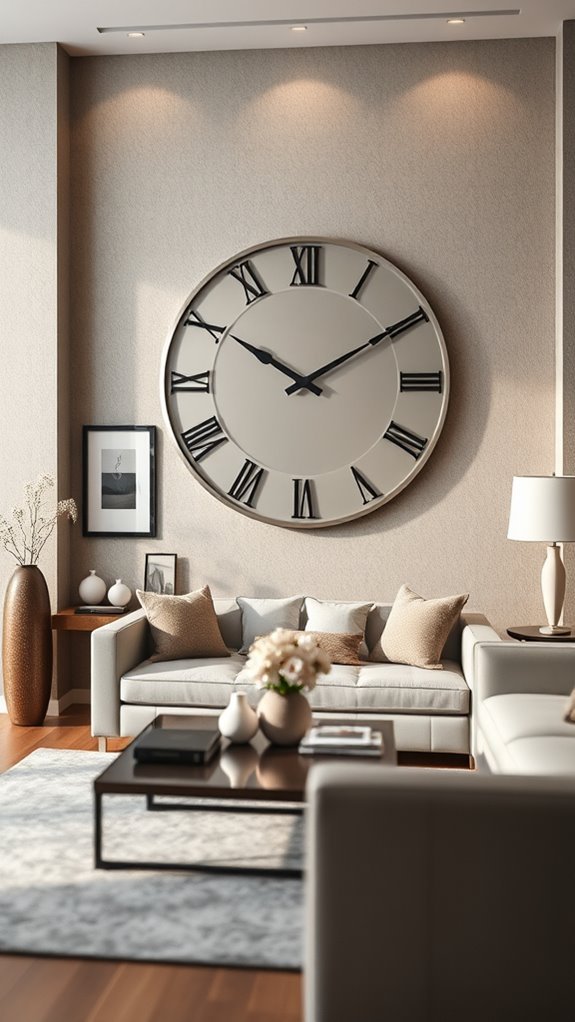 statement wall clock decor