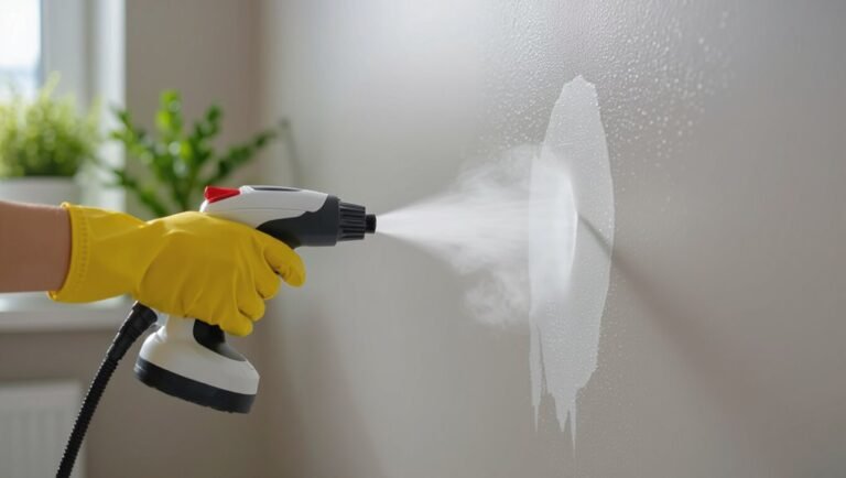 steam cleaning painted walls safely
