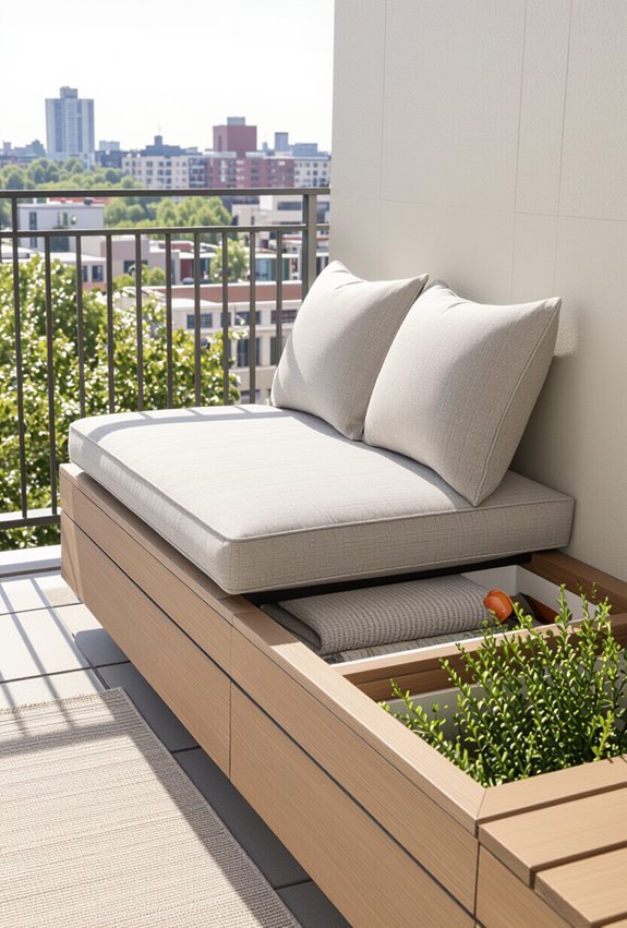 storage cushions with waterproof liners