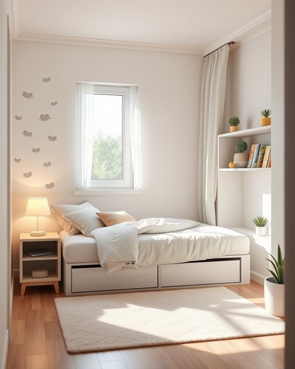 storage friendly bed option