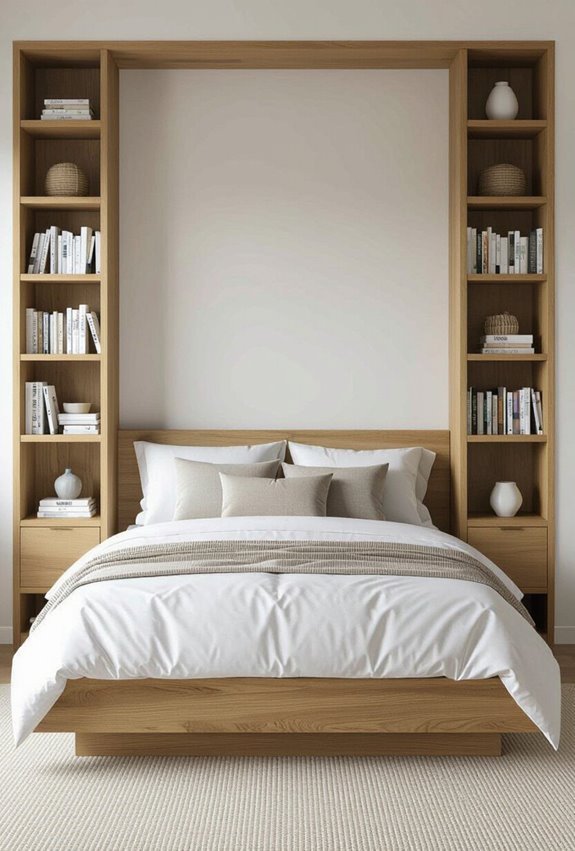 storage savvy bedside reading hub