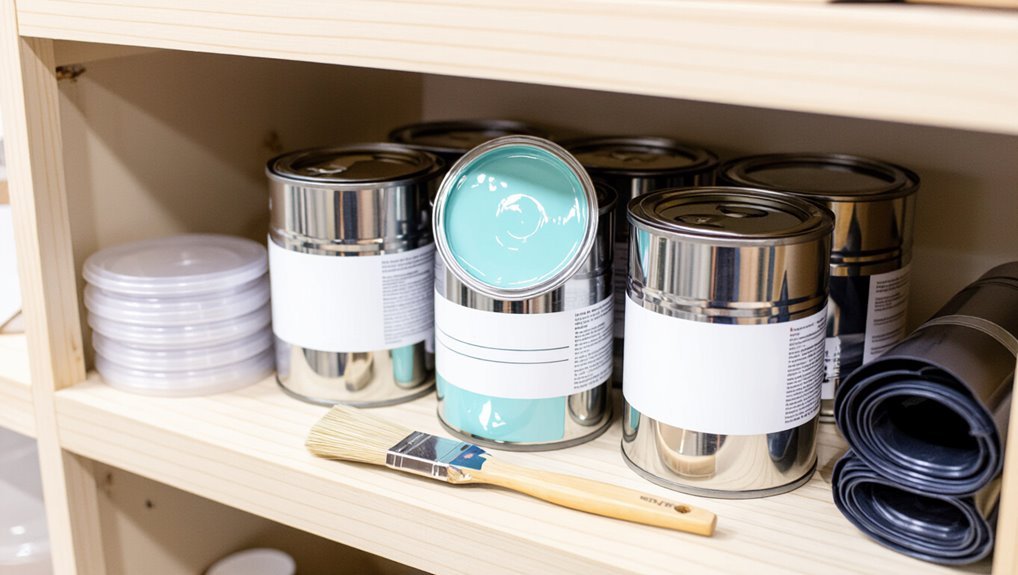 store latex paint properly