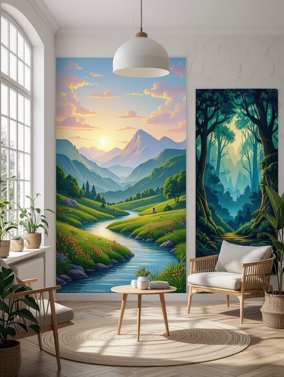 storytelling through wall art