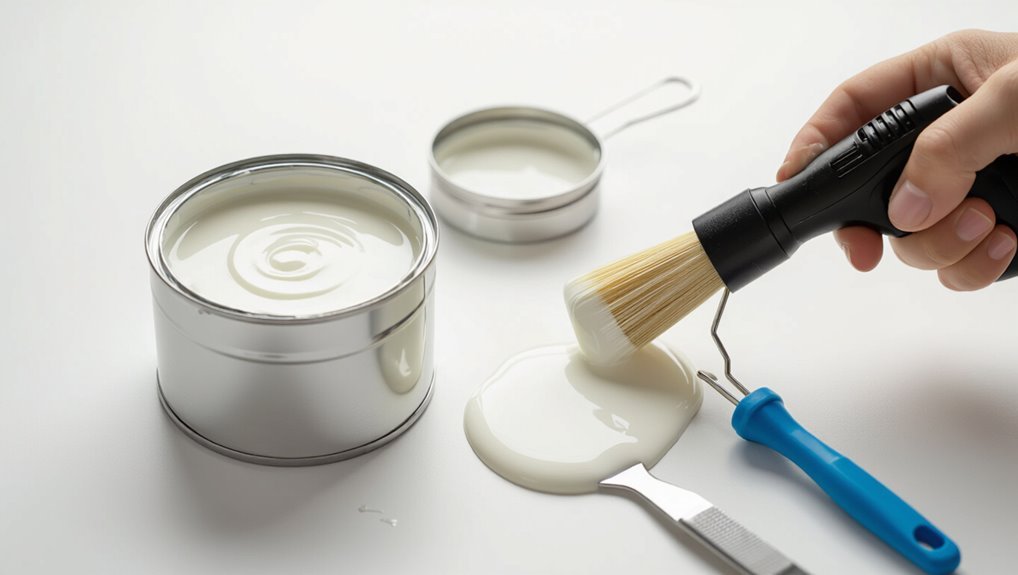 strain latex paint properly