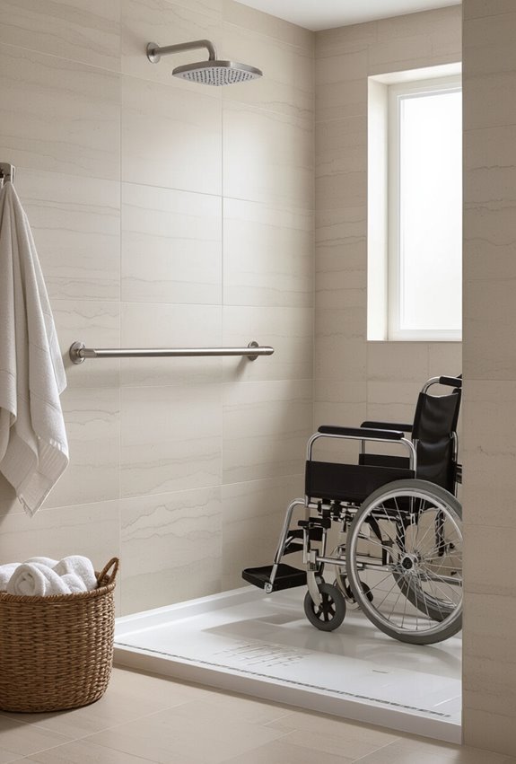 strategic durable decorative bathroom grab bars