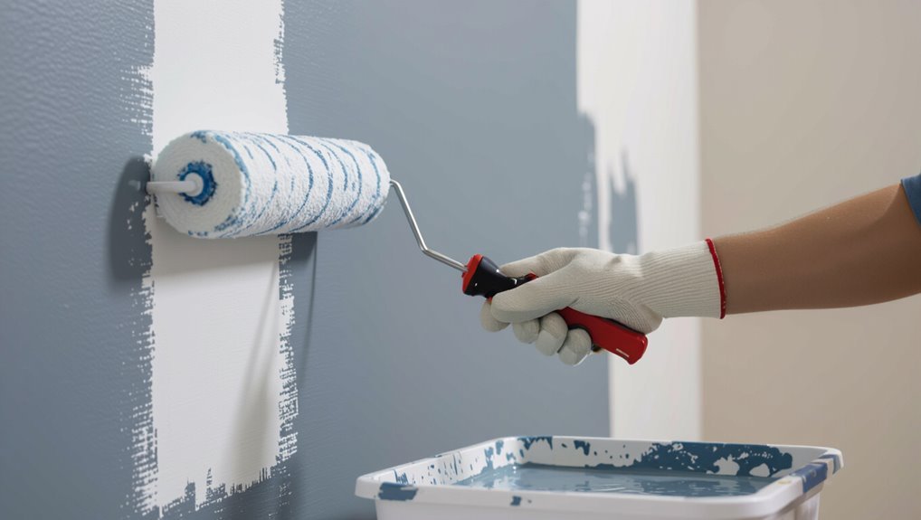 streak free roller painting techniques
