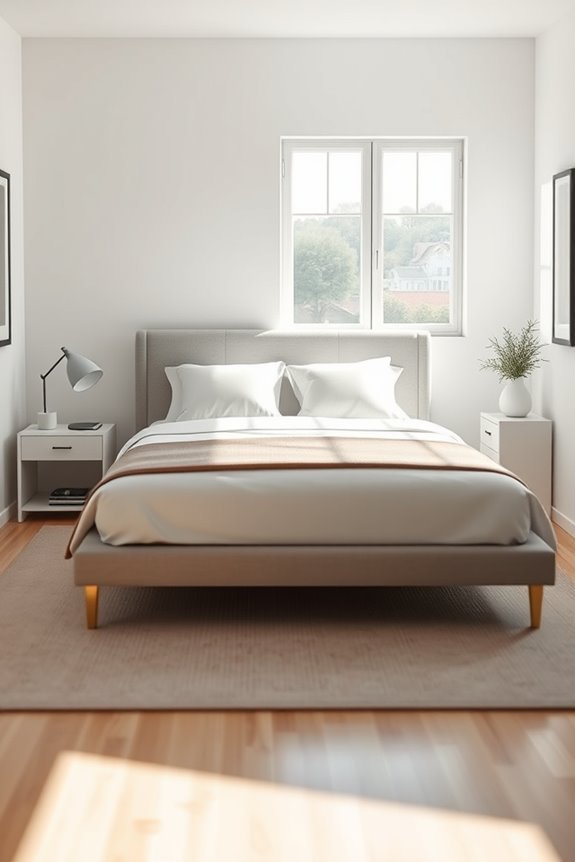 streamlined furniture for spaciousness