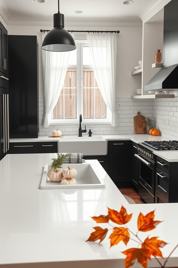striking black and white elegance