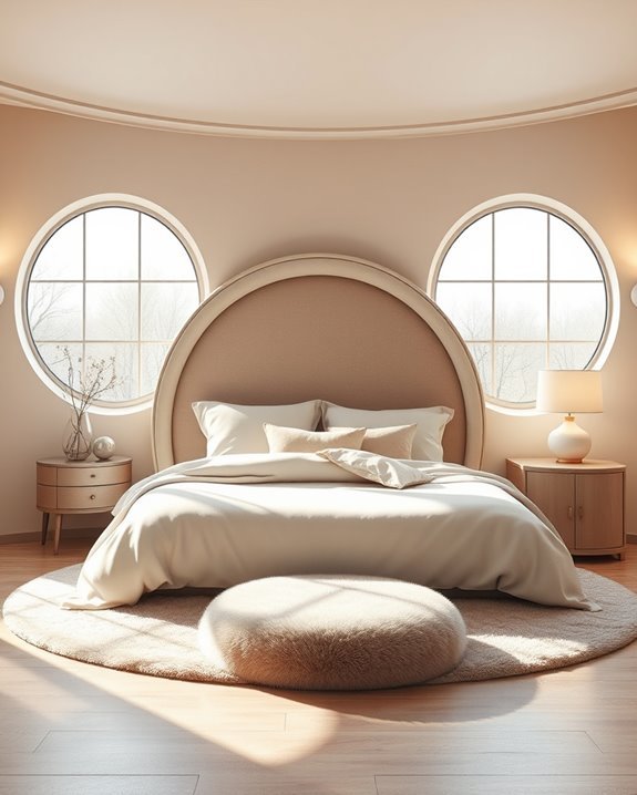 striking circular headboard designs