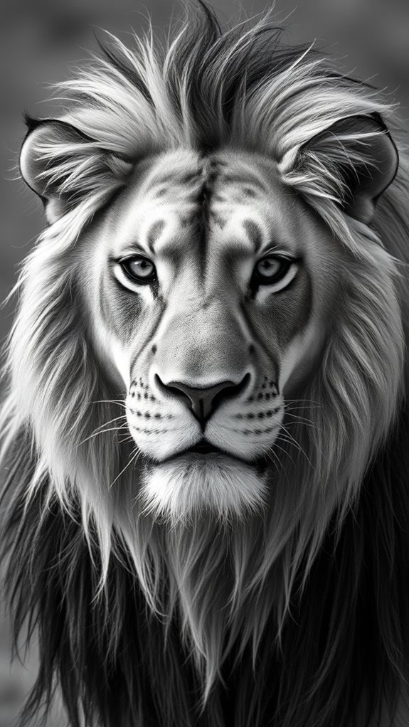 striking monochrome animal portraits