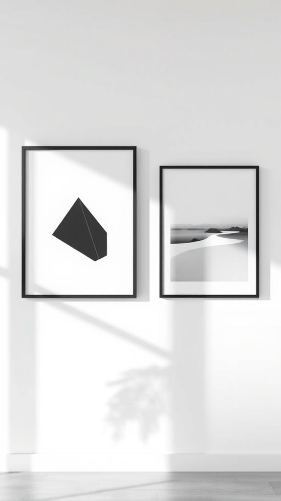 striking simplicity in decor