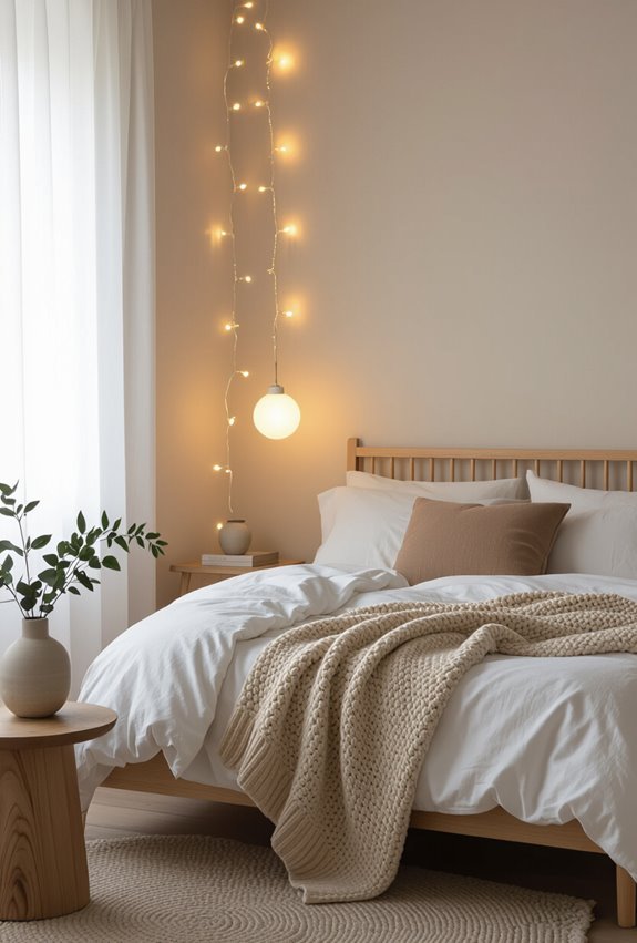 string lights create cozy ambiance