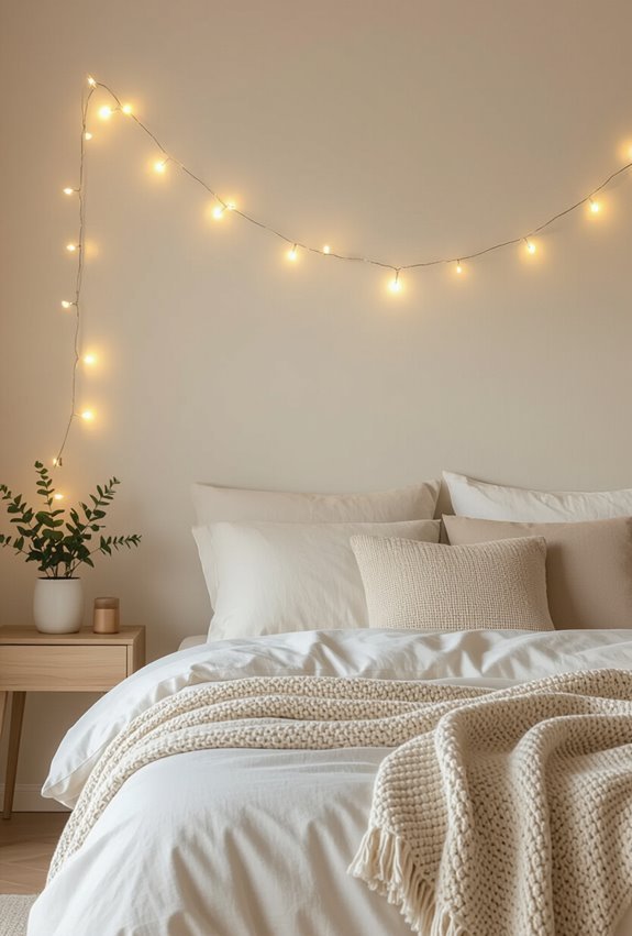 string lights create cozy ambiance
