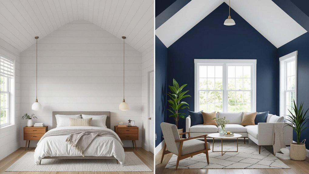 striped ceilings enhance perception
