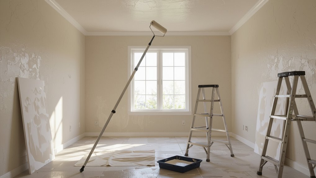 stucco ceiling painting guide